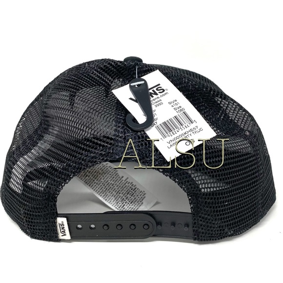 VANS Lawn Party Truck Men’s SnapBack Black Cap - Picture 3 of 7